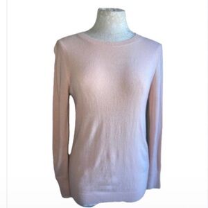 Banana Republic Filpucci Wool Cashmere Peach Sweater, Crew Neck, Women’s Small